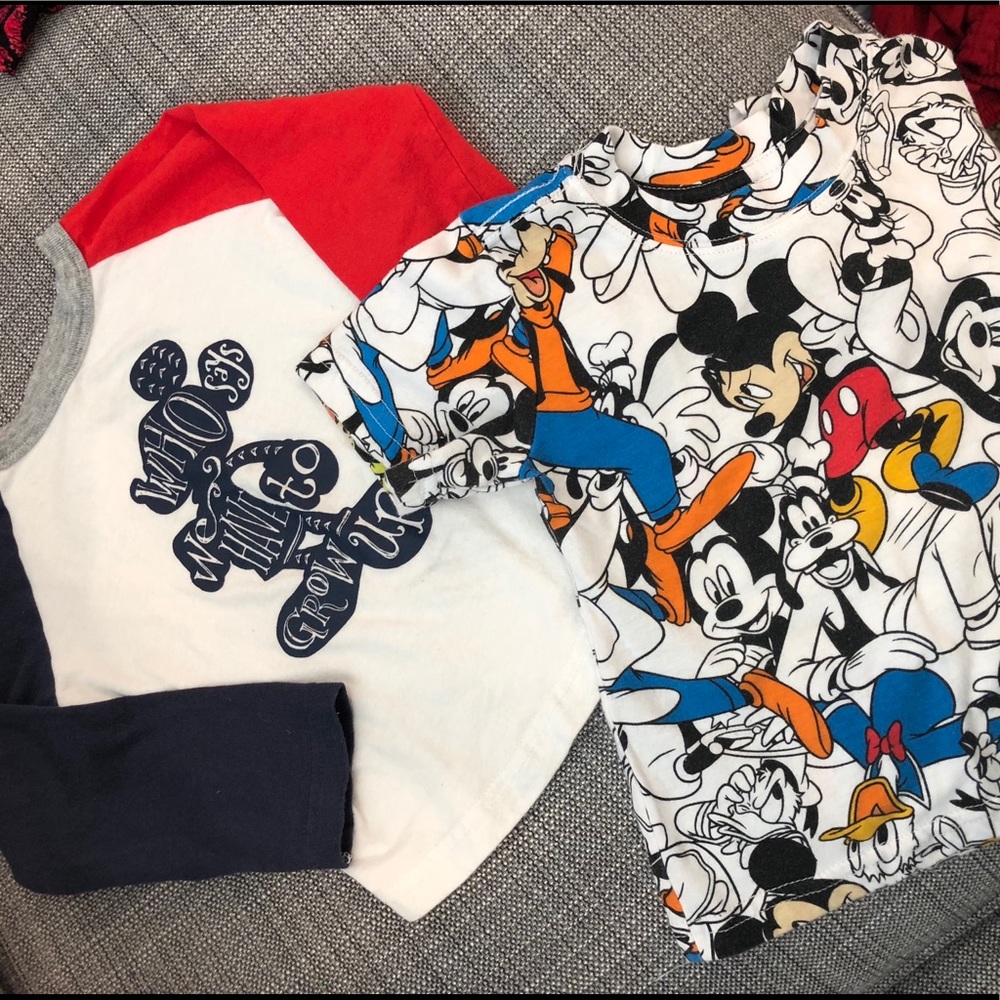 Disney boys tops, EUC, size 18mon and 18-24mon